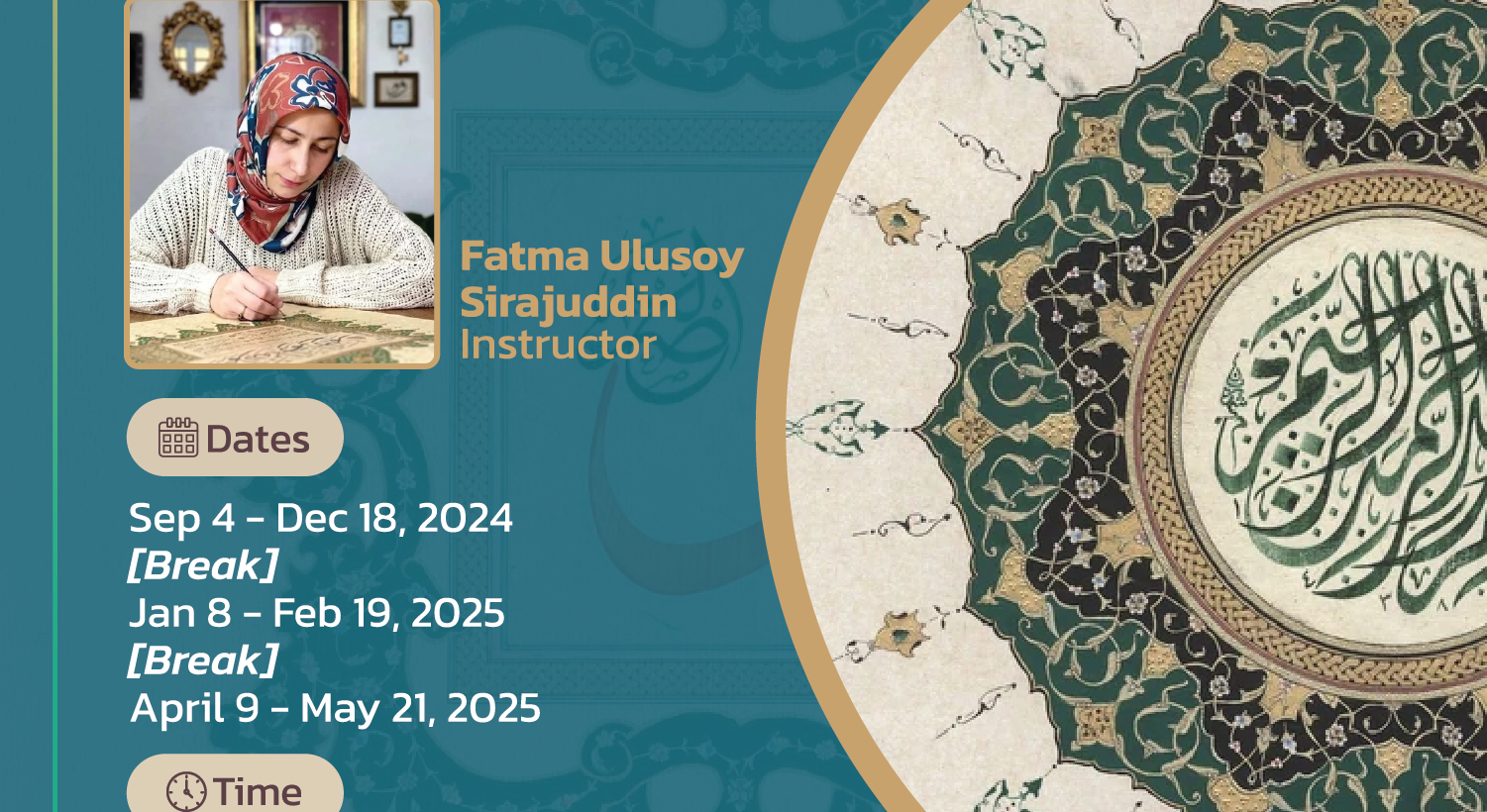 Introduction to Tezhip (Classic Islamic Illumination)